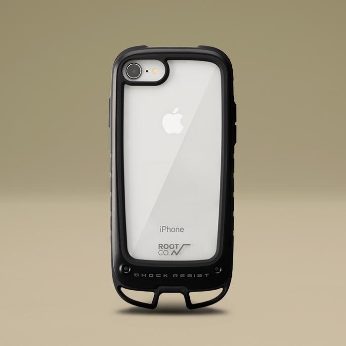 iPhoneSE 第二世代ホワイトROOT CO.ブラックケース付 simフリー ROOT CO. ROOT CO. iPhoneSE 第3世代 第2世代 iphone8 iphone7 ケース
