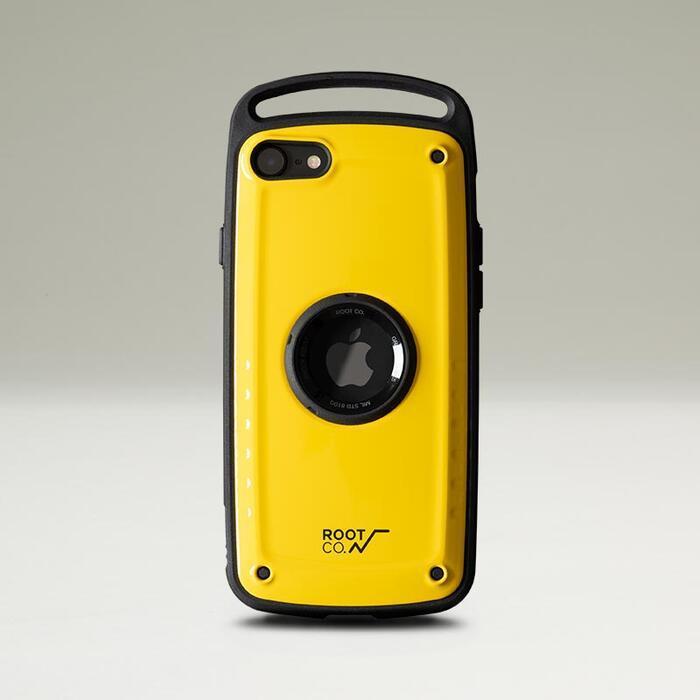 ROOT CO. ルートコー iPhone13 14 15 イエロー iPhone13/iPhone14/iPhone15兼用】GRAVITY Shock Resist Case