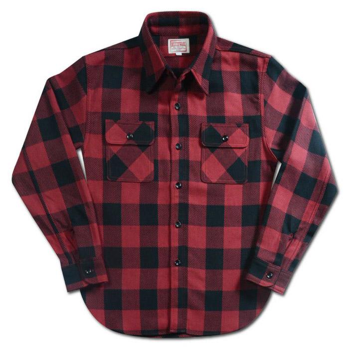 DELUXEWARE（デラックスウエア） ネルシャツ HV-00 50s BUFFALO CHECK