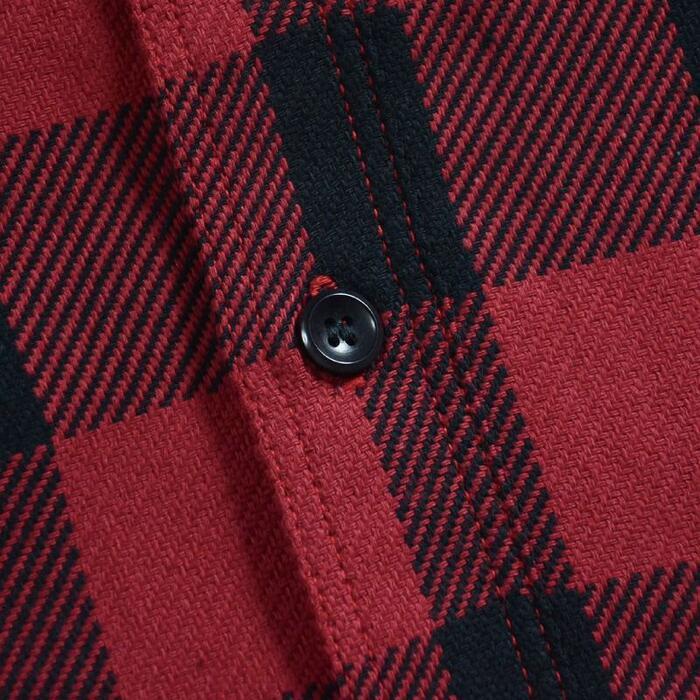 DELUXEWARE（デラックスウエア） ネルシャツ HV-00 50s BUFFALO CHECK