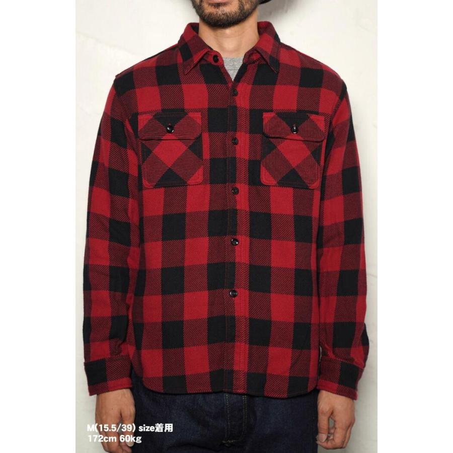 DELUXEWARE デラックスウエア ネルシャツ HV-00 50s BUFFALO CHECK