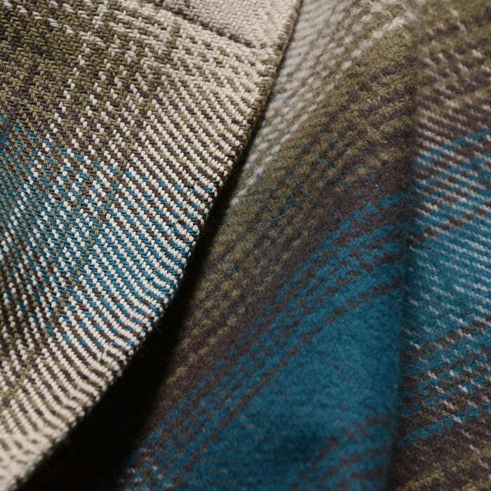 DELUXEWARE（デラックスウエア） ネルシャツ HV-54 BLUE OMBRE SHIRT