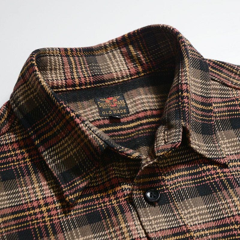 DELUXEWARE（デラックスウエア） ネルシャツ HV-60 MULTCH CHECK NEL