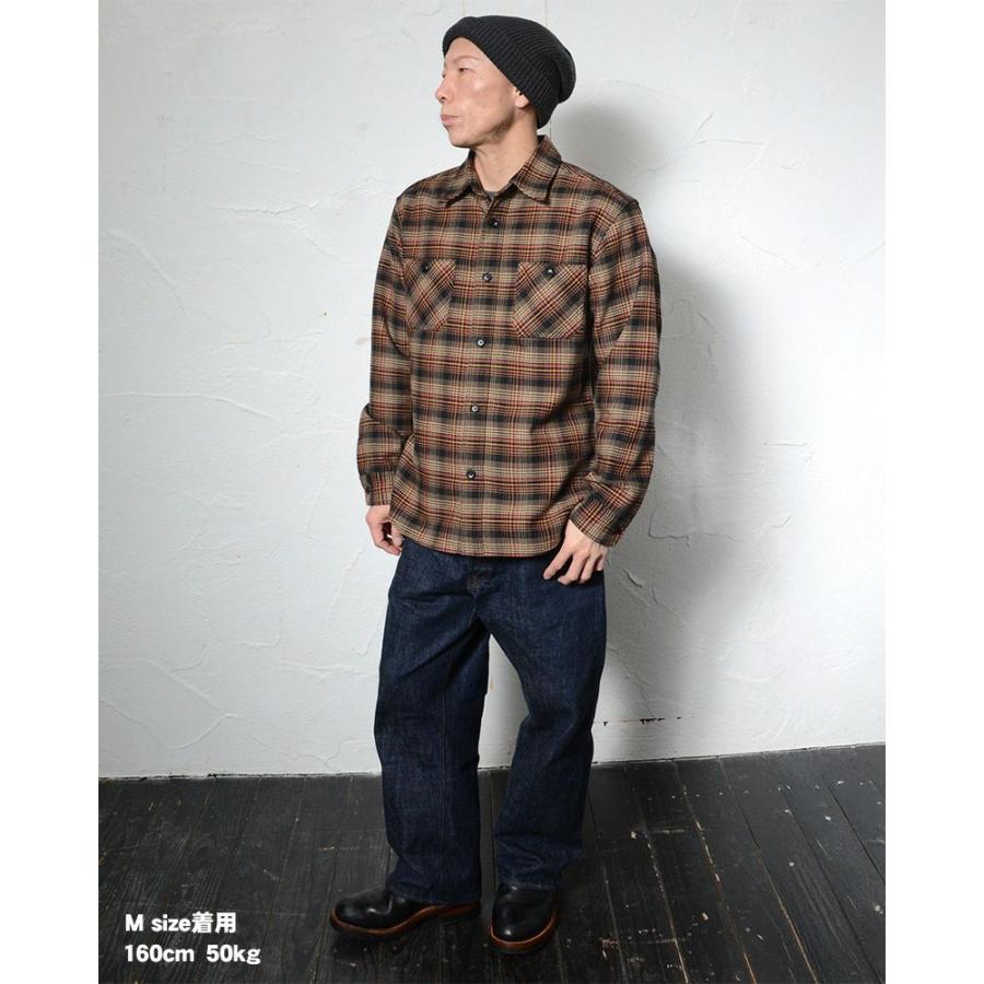 DELUXEWARE（デラックスウエア） ネルシャツ HV-60 MULTCH CHECK NEL