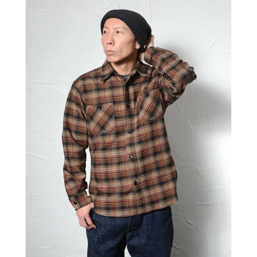 DELUXEWARE（デラックスウエア） ネルシャツ HV-60 MULTCH CHECK NEL
