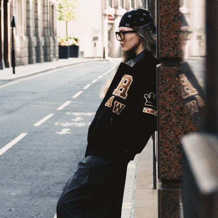 INTERBREED インターブリード スタジャン RAW x “RAW Varsity INTERBREED インターブリード スタジャン RAW x “RAW Varsity