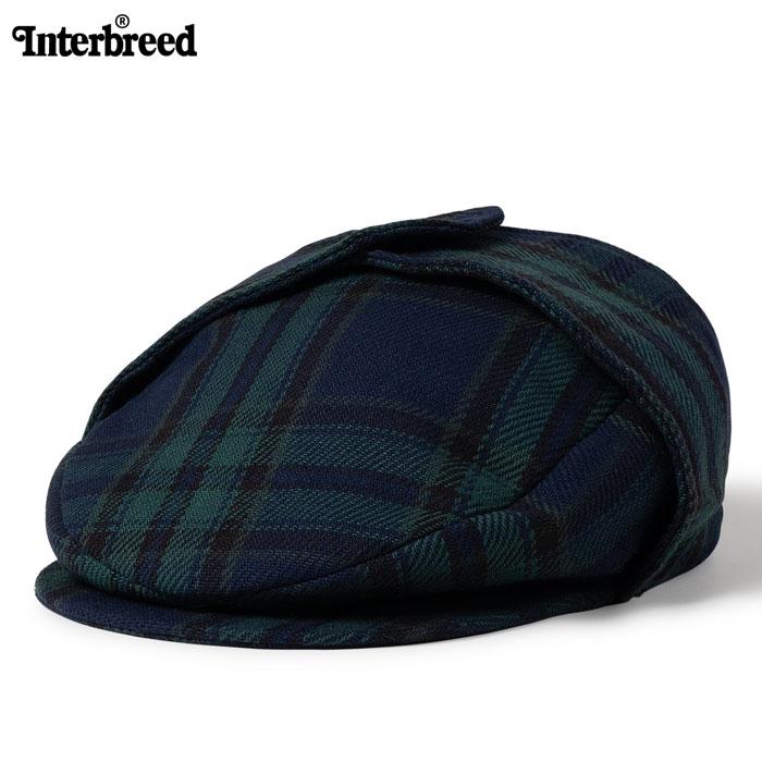 INTERBREED（インターブリード） ハンチング キャップ Plaid Dog Ear
