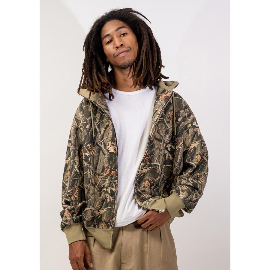Indoor Empire インドア帝国　フード付きパーカー INTERBREED（インターブリード） パーカー Camouflage Heavy Weight
