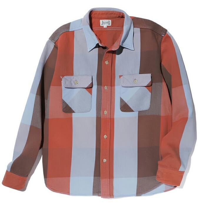 JELADO（ジェラード） ネルシャツ Unionworkers Shirt Short JP12106