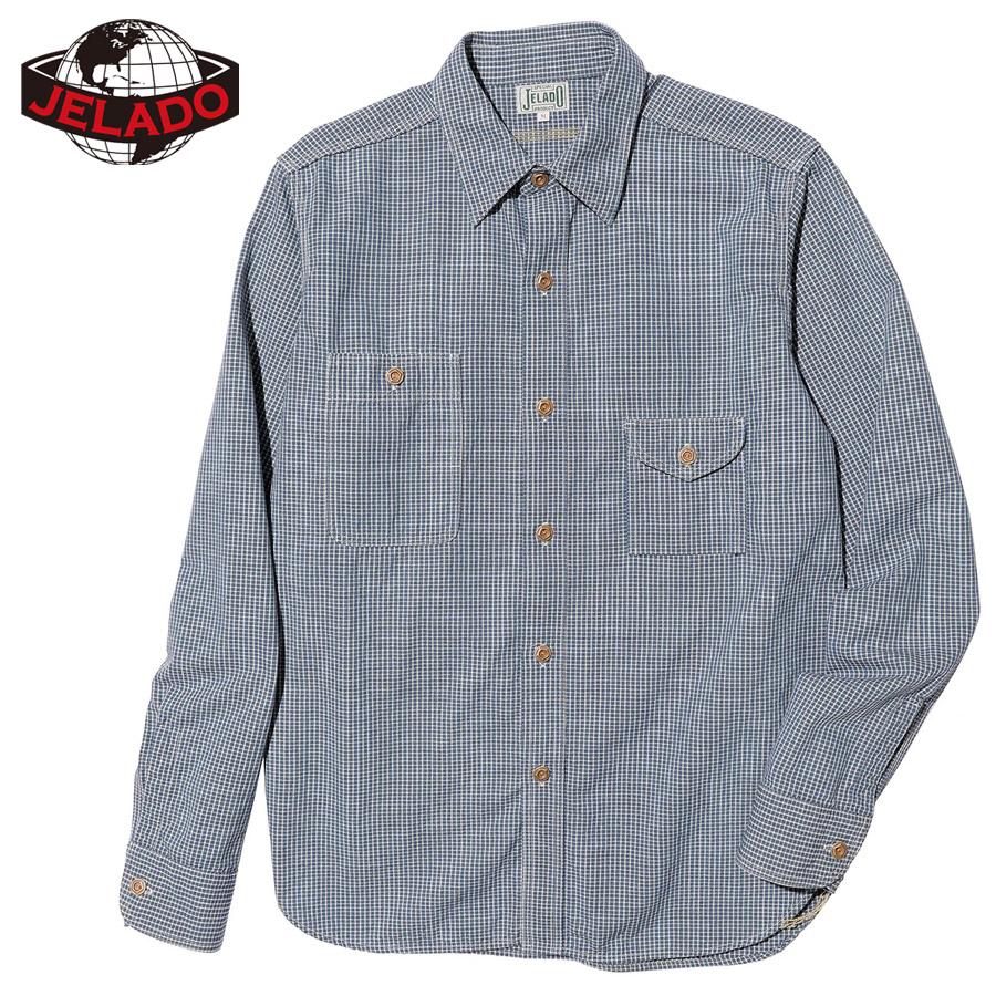 【新品未使用】JELADO ジェラード　アドベンチャーシャツ　リネンシャツ JELADO（ジェラード） シャツ L/S Smoker Shirt JP21126 : firstadium