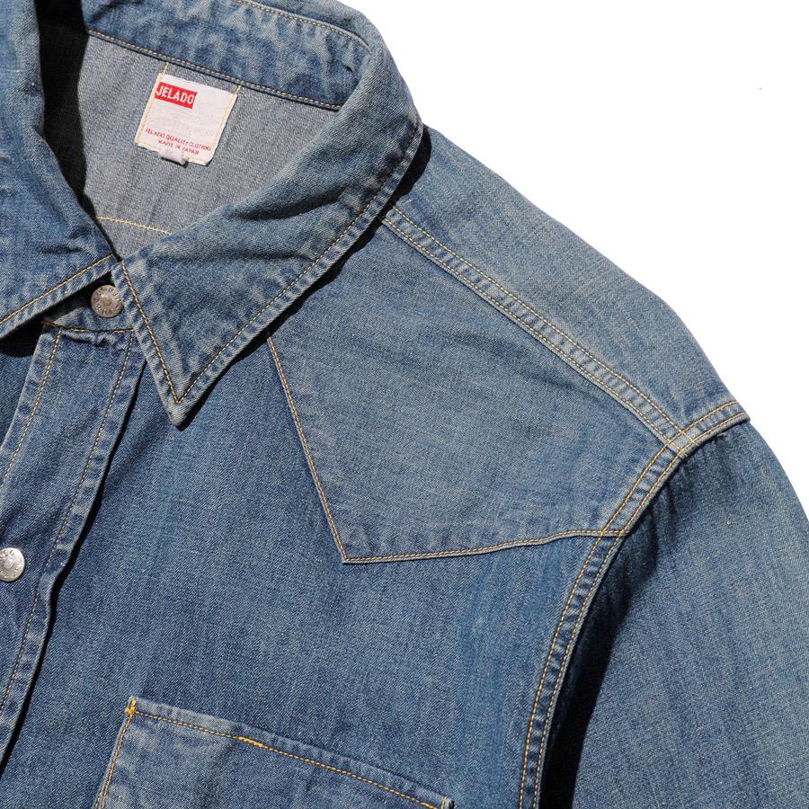 JELADO（ジェラード） シャツ Faded Denim Vaquero Shirt JP21128