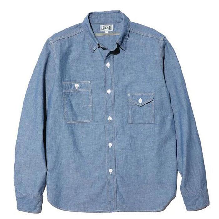 JELADO（ジェラード） シャツ JP94112 Smoker Shirt Indigo Chambray