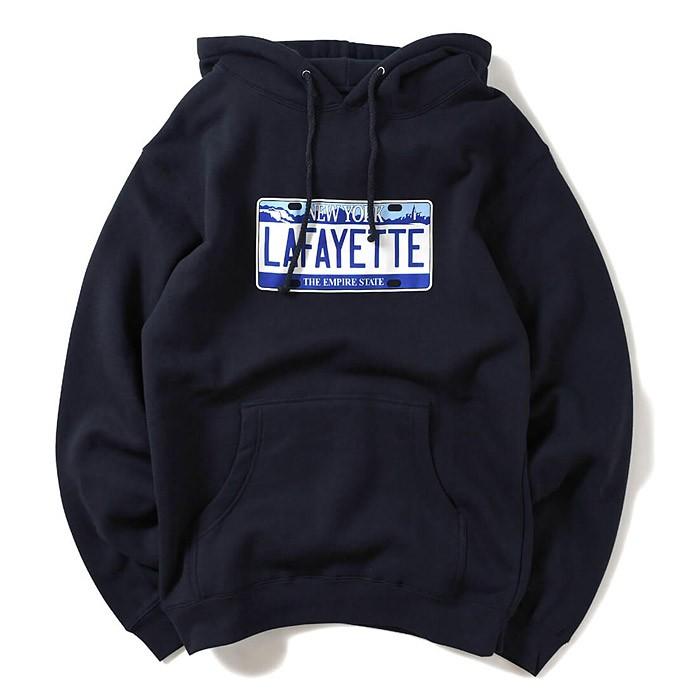 Lafayette LOGO HOODIE HEATHER GRAY×NAVY Lafayette LOGO HOODIE HEATHER GRAY×NAVY