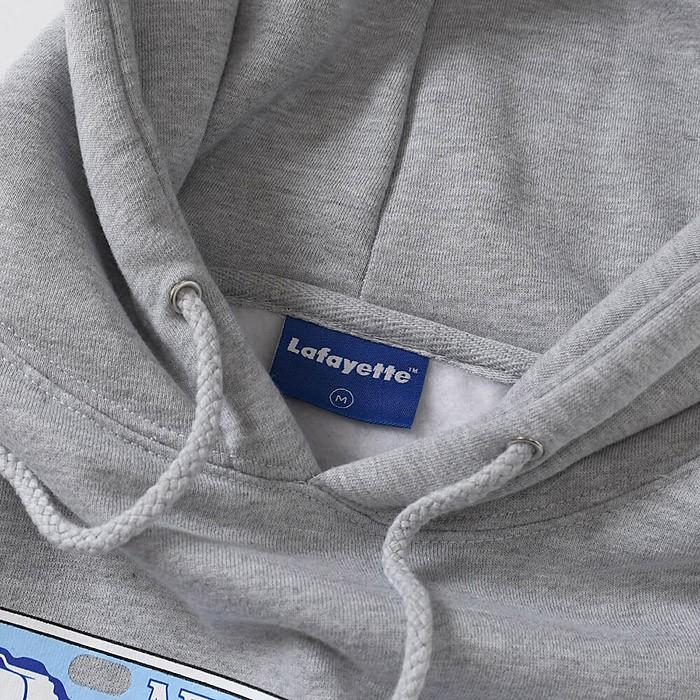 Lafayette LOGO HOODIE HEATHER GRAY×NAVY