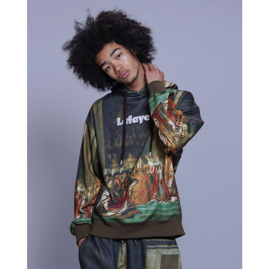 LFYT ラファイエット パーカー THE CORONATION ALLOVER LAFAYETTE LOGO