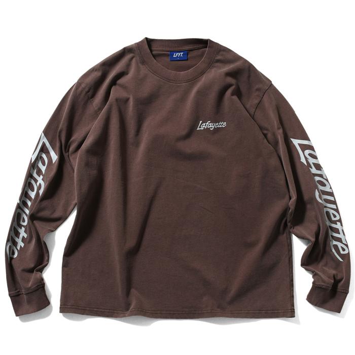 Lafayette（ラファイエット） LFYT Tシャツ SLEEVE LOGO WASHED L/S