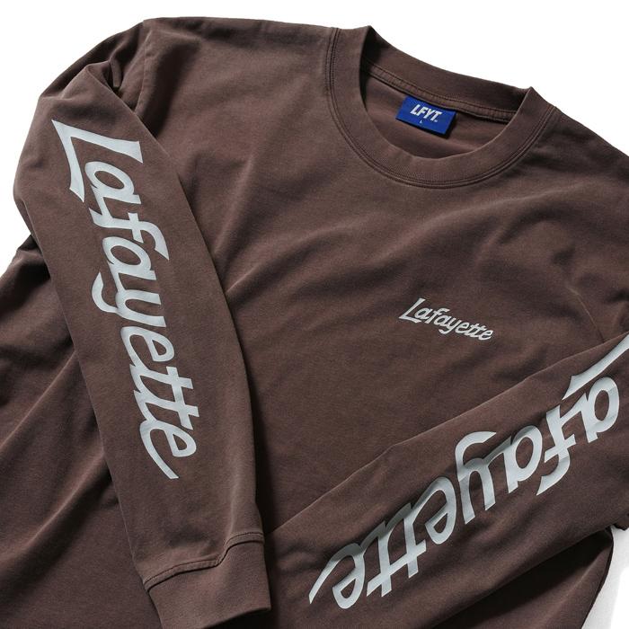 Lafayette（ラファイエット） LFYT Tシャツ SLEEVE LOGO WASHED L/S 
