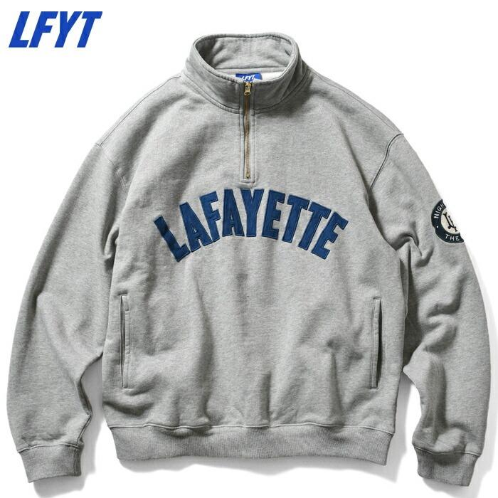 Lafayette（ラファイエット） LFYT スウェット ARCH LOGO HALFZIP