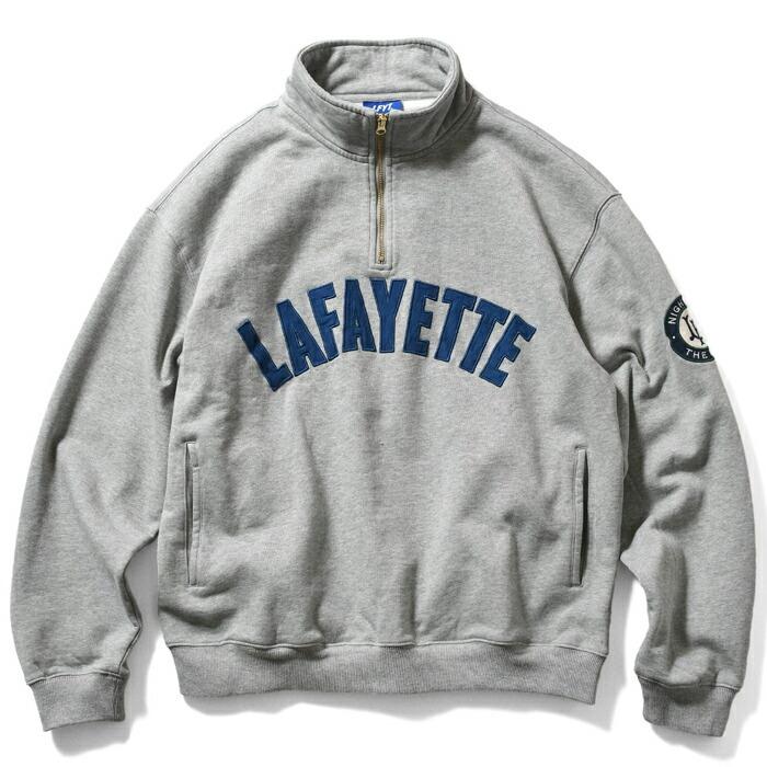 Lafayette（ラファイエット） LFYT スウェット ARCH LOGO HALFZIP