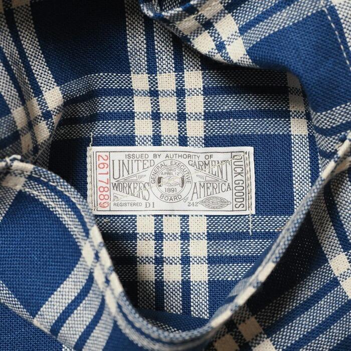 WAREHOUSE ウエアハウス オーバーオール Lot 1228 1930'S INDIGO BLUE and WHITE CHECK OVERALLの画像