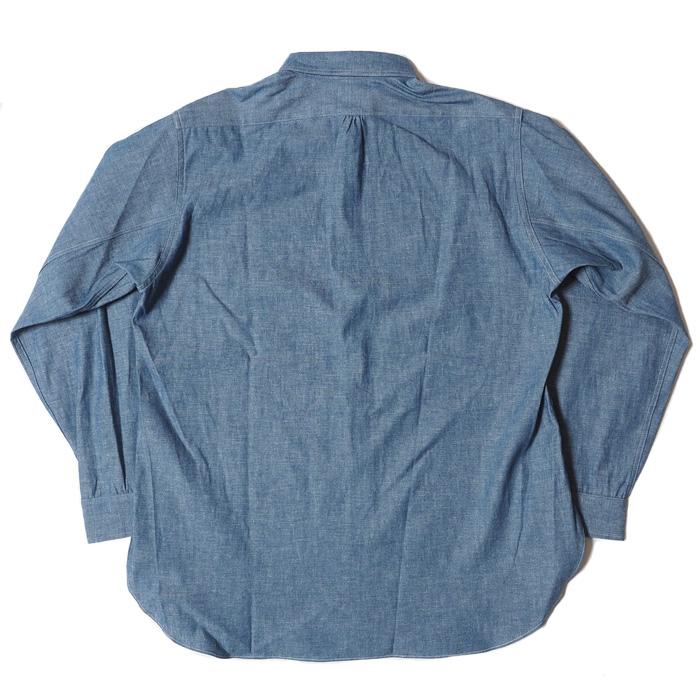 WAREHOUSE（ウエアハウス） シャツ Lot 3047 ROUND COLLAR CHAMBRAY