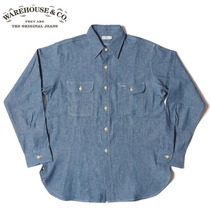 WAREHOUSE（ウエアハウス） シャンブレーシャツ Lot 3048 BIG YANK
