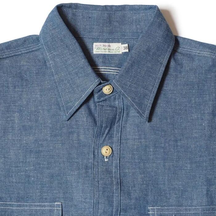 WAREHOUSE（ウエアハウス） シャンブレーシャツ Lot 3048 BIG YANK