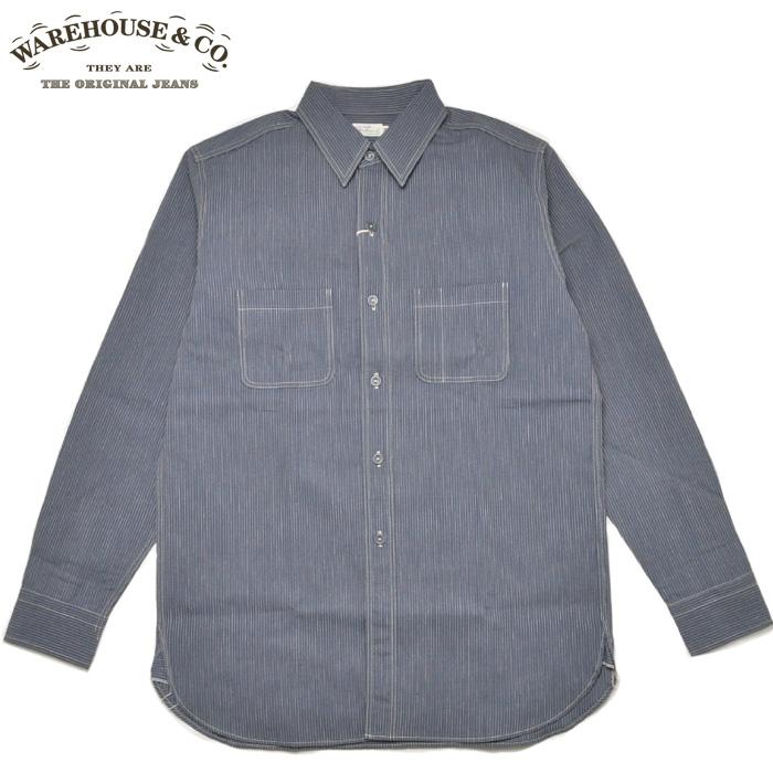 WAREHOUSE（ウエアハウス） シャツ Lot 3054 WIDE AWAKE STRIPE SHIRTS
