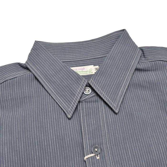 WAREHOUSE（ウエアハウス） シャツ Lot 3054 WIDE AWAKE STRIPE SHIRTS