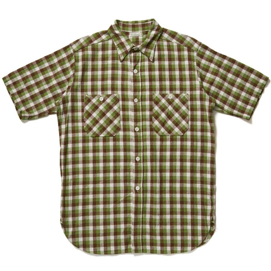 WAREHOUSE（ウエアハウス） シャツ Lot 3056 SHORT SLEEVE CHECK WORK