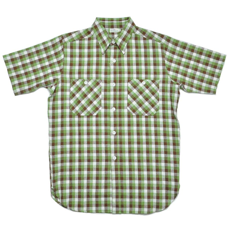 WAREHOUSE（ウエアハウス） シャツ Lot 3056 SHORT SLEEVE CHECK WORK
