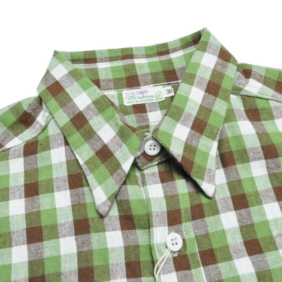 WAREHOUSE（ウエアハウス） シャツ Lot 3056 SHORT SLEEVE CHECK WORK