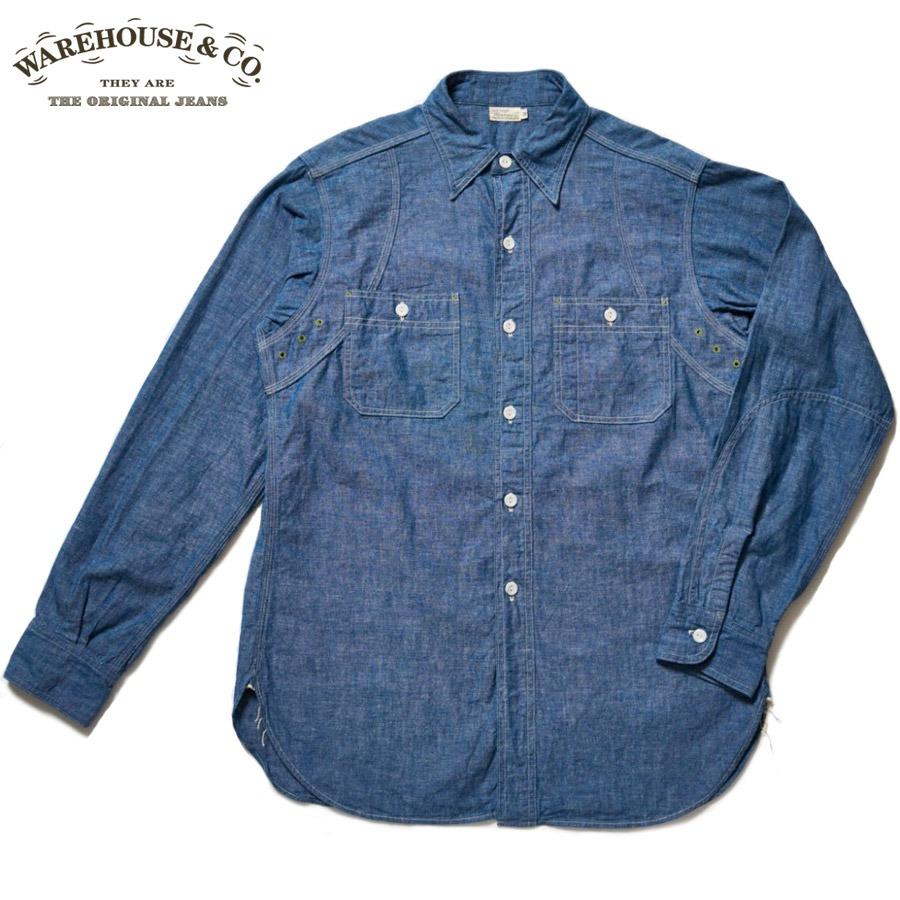 WAREHOUSE（ウエアハウス） シャツ シャンブレーシャツ Lot 3064