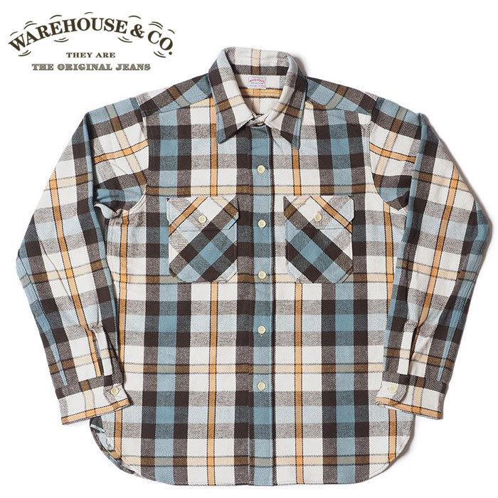 WAREHOUSE（ウエアハウス） ネルシャツ Lot 3104 FLANNEL SHIRTS(E柄