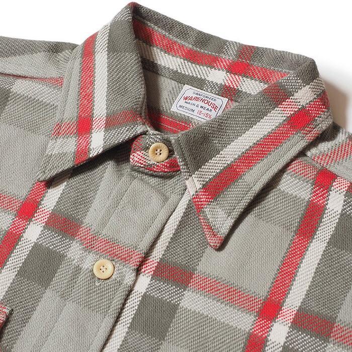 ウエアハウス WAREHOUSE ネルシャツ Lot 3104 FLANNEL SHIRTS F柄 ONE 