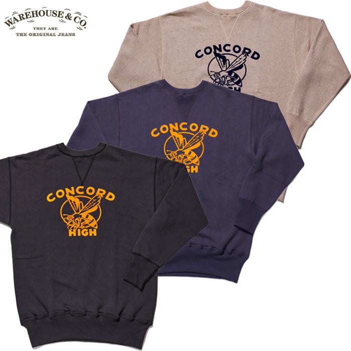 WAREHOUSE（ウエアハウス） スウェット Lot 401 CONCORD トレーナー