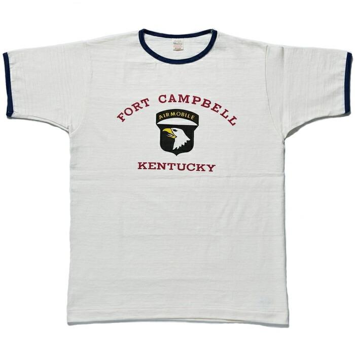 WAREHOUSE（ウエアハウス） Tシャツ Lot 4059 リンガーT FORT CAMPBELL