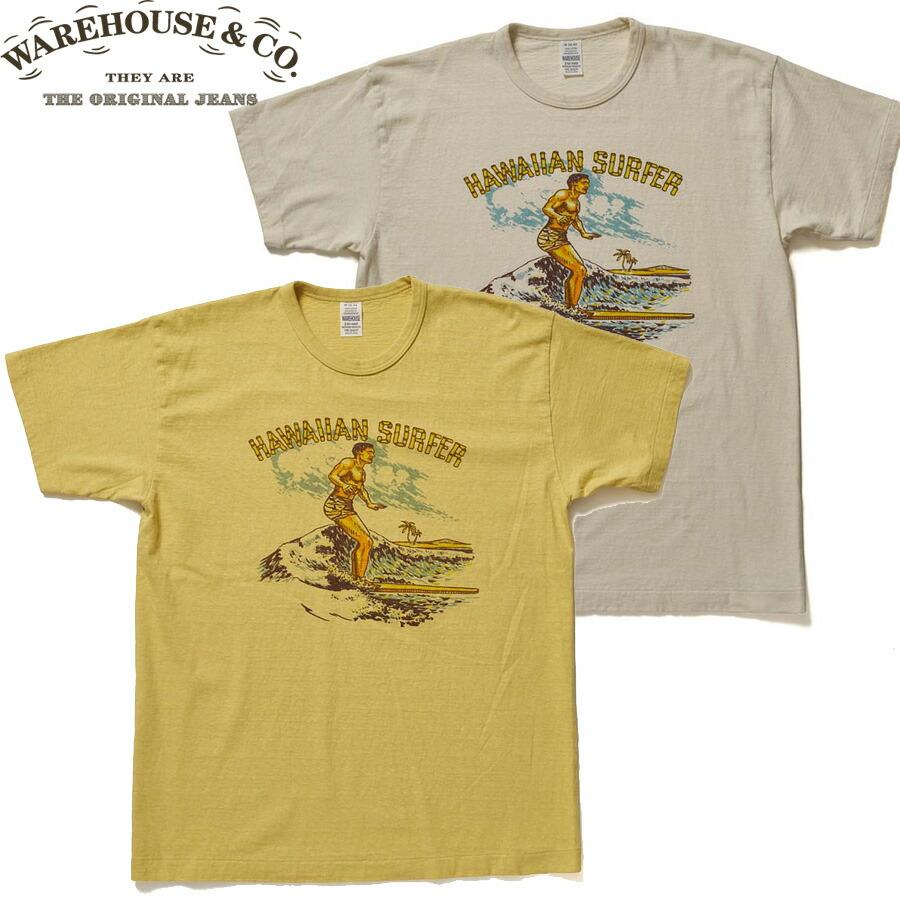 WAREHOUSE（ウエアハウス） Tシャツ Lot 4064 HAWAIIAN SURFER 