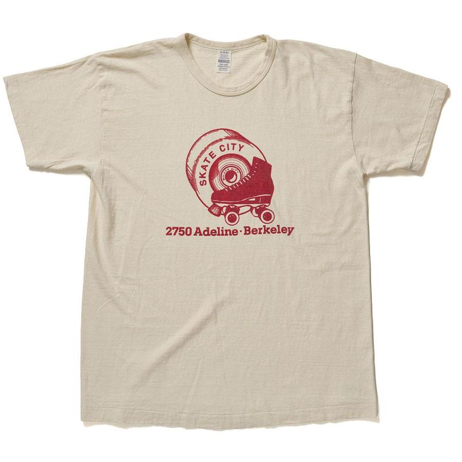 S*o様 新品未使用　ウエアハウス　サンノゼ　Tシャツ WAREHOUSE（ウエアハウス） Tシャツ Lot 4064 SKATE CITY セコハン