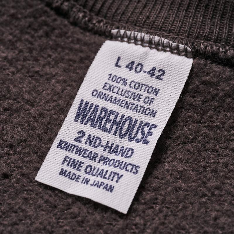 ウエアハウス スウェット Lot 461 2nd-hand チャコール M ウエアハウス スウェット Lot 461 2nd-hand チャコール M WAREHOUSE