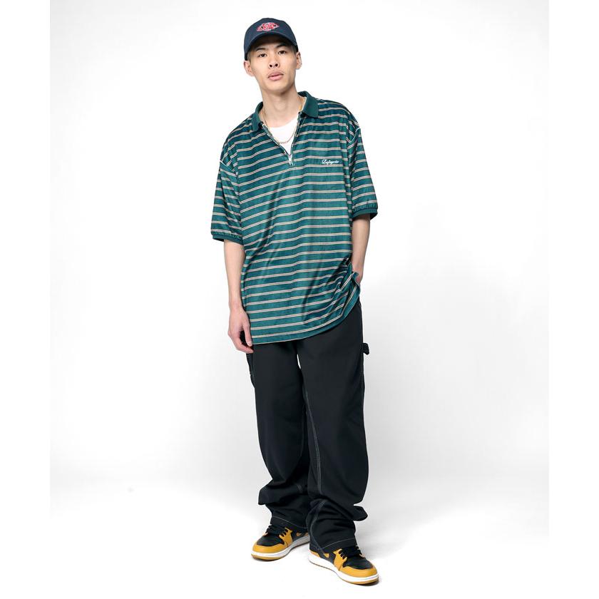 Lafayette（ラファイエット） シャツ HALF ZIP VELOUR S/S BIG SHIRT 