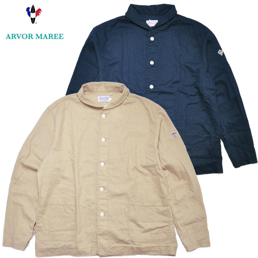 Arvor Maree（アルボーマレー） シャツ ジャケット MARIN SHIRT JKT Co/Li SHEETING MRN-SHJK ...