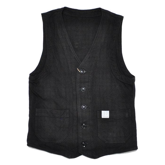 ORGUEIL（オルゲイユ） ベスト ジレ ブラックチェックジレ Black Check