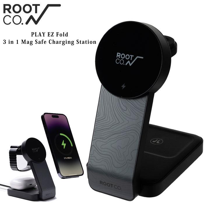ROOT CO. ルート コー 3in1ワイヤレス充電スタンド PLAY EZ Fold