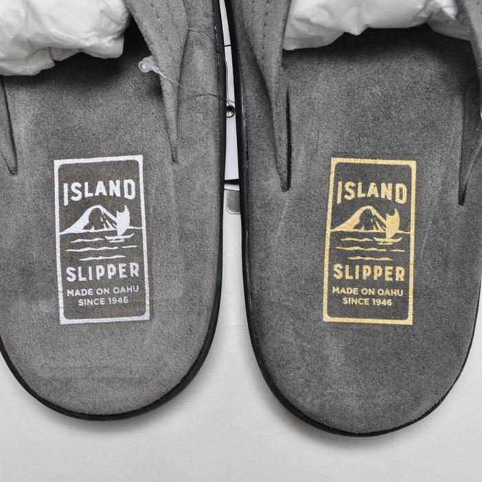 sland slipper PB203 アイランドスリッパ サイズ9 グレー ISLAND SLIPPER（アイランドスリッパ） スウェード メンズ PT203 PB203