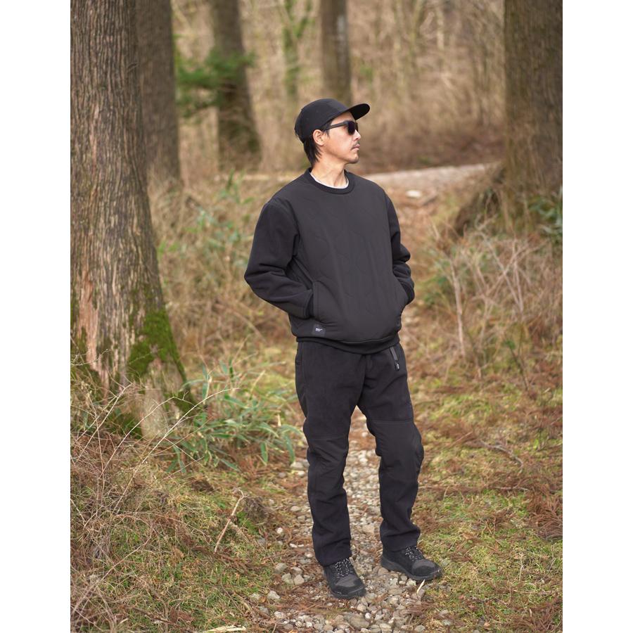 ROOT CO. ROOT CO ルートコー Crewneck Quilting Jacket クルー