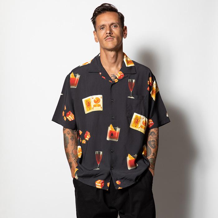 ROARK REVIVAL（ロアークリバイバル） シャツ GONZO NEGRONI&DICE S/S