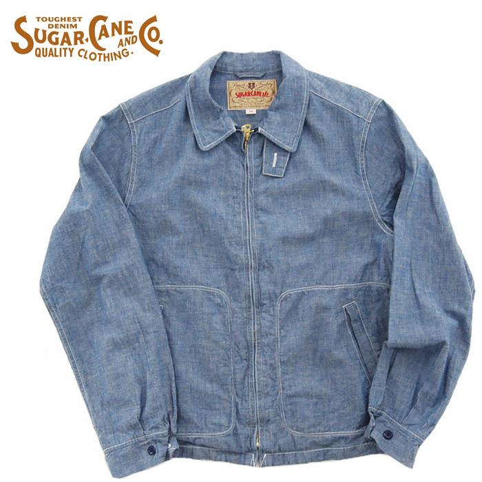 sugar cane スポーツジャケット SUGAR CANE SUGARCANE（シュガーケーン） 5オンス シャンブレー
