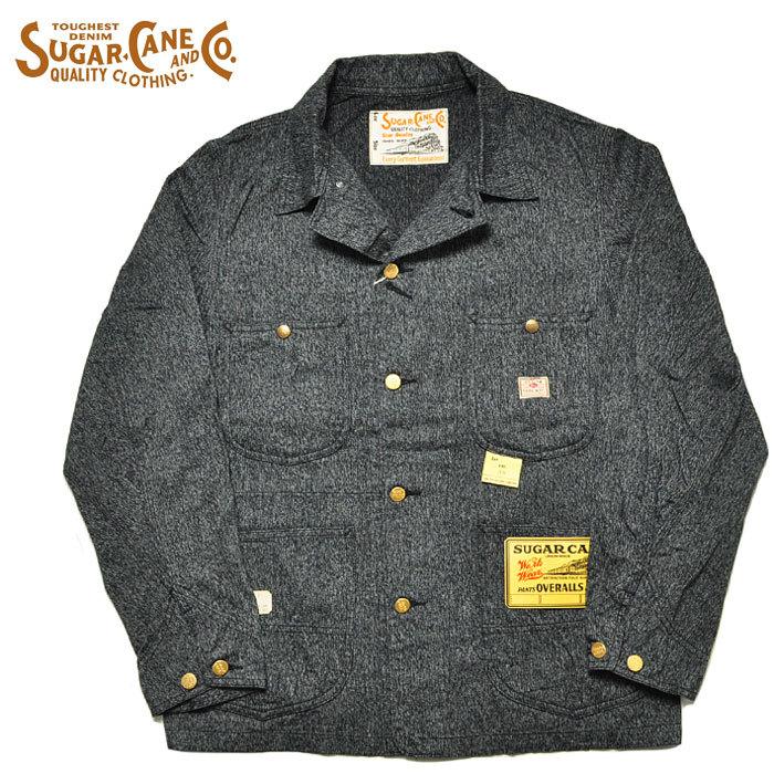 SUGAR CANE シュガーケーン ワークコート SC14626 9oz. BLACK COVERT