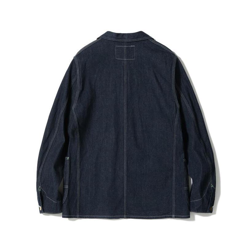 シュガーケン　SUGAR CANE ドット　デニムカバーオール　ジャケット38 SUGAR CANE シュガーケーン11oz ブルーデニム ワークコート Sugar Cane